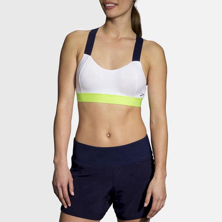 Brooks Hot Sports - Run Bra Mujer - Blancas (TP2645930)